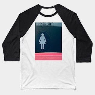 Lady jump Baseball T-Shirt